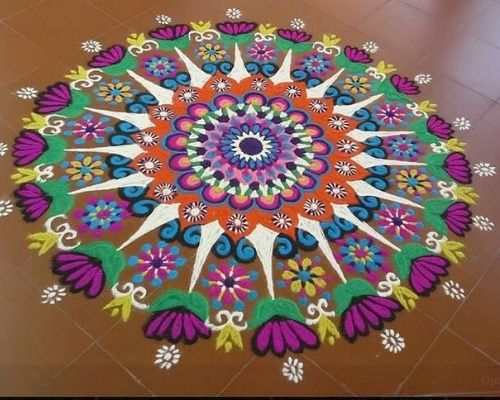 Chakra Rangoli design